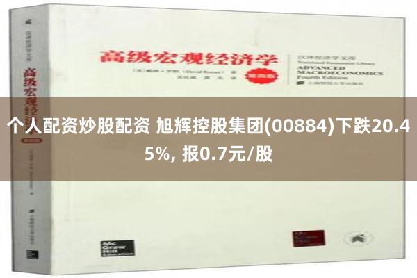 个人配资炒股配资 旭辉控股集团(00884)下跌20.45%, 报0.7元/股