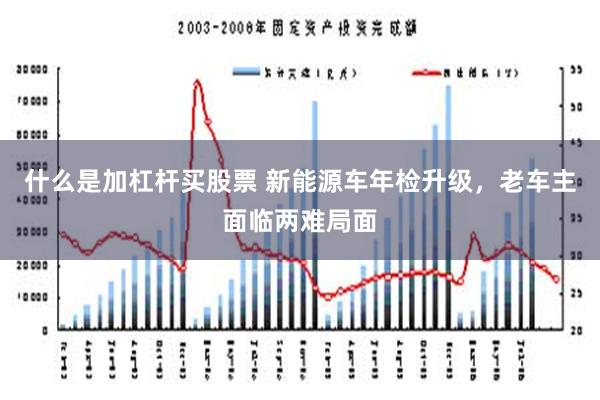 什么是加杠杆买股票 新能源车年检升级，老车主面临两难局面