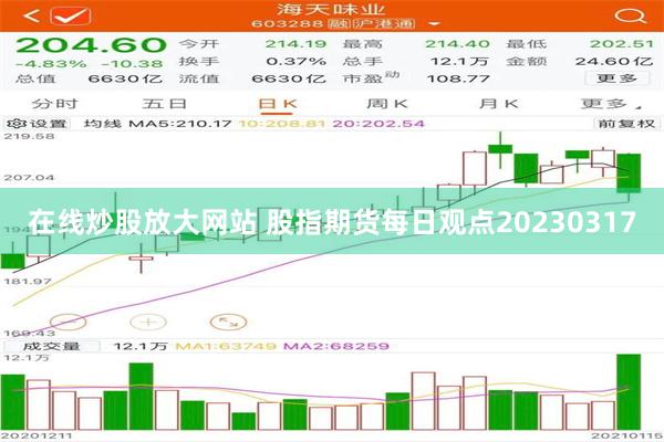 在线炒股放大网站 股指期货每日观点20230317