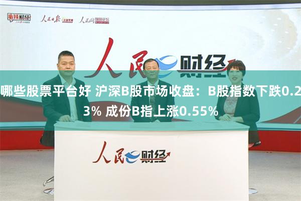 哪些股票平台好 沪深B股市场收盘：B股指数下跌0.23% 成份B指上涨0.55%